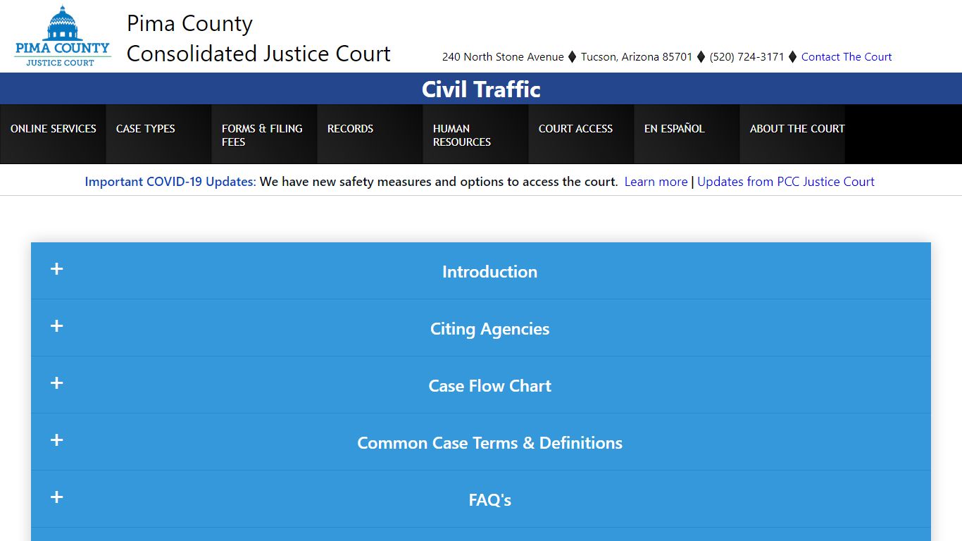 Civil Traffic - Pima County Courthouse
